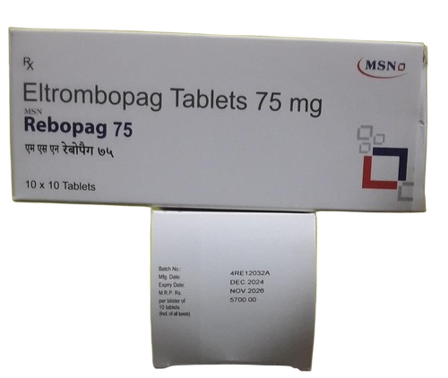 75Mg Eltrombopag Tablet - Drug Type: General Medicines