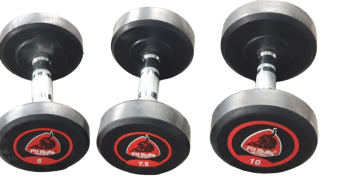 Fitbulls Single Colour Dumbell - Material: Iron