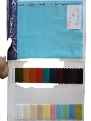 Cotton Linen Shirting Fabrics - Color: Various Colors Are Available