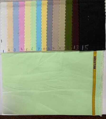 Multicolor Belgium Giza Cotton Fabric