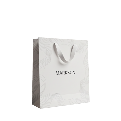Multicolour Paper Bags With Ribbon Handle - Coating Type: Matt Or Gloss
