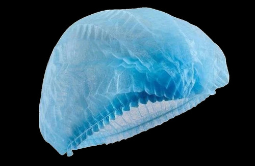 Surgeon'S Bouffant Cap Pack Of 100 Pieces - Color: Blue