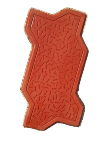 Zig Zag Paver Block - Cavity: Solid