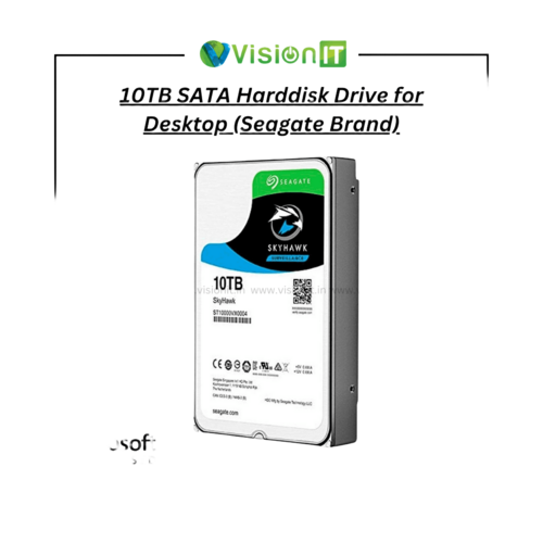 Seagate 10TB SATA Desktop Hard Disk Drive 3.5 Inch Internal HDD
