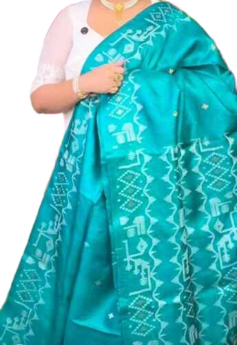 Pure Tussar Jamdani Saree - Gender: Female