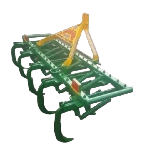 Agricultural Cultivator - Carbon Steel, Green, Fine Finished | Durable, Tractor Powered, 1 Year Warranty