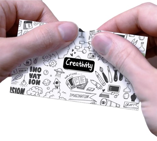 Pvc Synthetic Visiting Card - Material: Paper