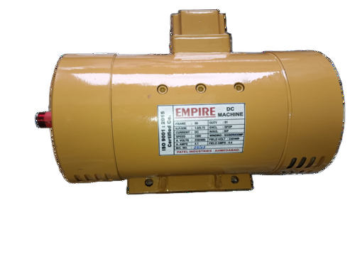 Electric Dc Shunt Motor - Metal, Brown, 2 Pole, Single Phase, 220v, Air Cooled, Waterproof, Foot Mounted, Mechanical Seal, Electric Start, 50hz, Industrial Use, 2 Year Warranty