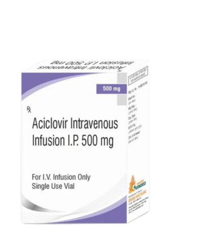 500Mg Aciclovir Intravenous Infusion - Grade: Medicine Grade