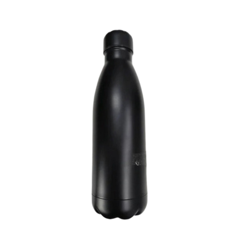 Water Bottle - Stainless Steel 750 Ml, Black, Screw Cap | Leak Proof, Rust Resistant, Bpa Free, Lightweight, Reusable