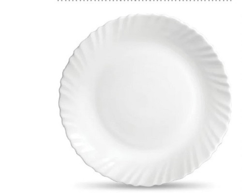 Ceramic Dinner Plates - Color: White