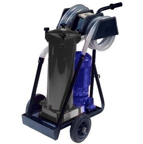 Hydraulic Oil Filtration Machine - Color: Blue