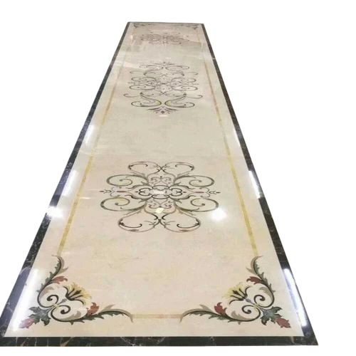 Marble Inlay Flooring Work  - Application: Industrial