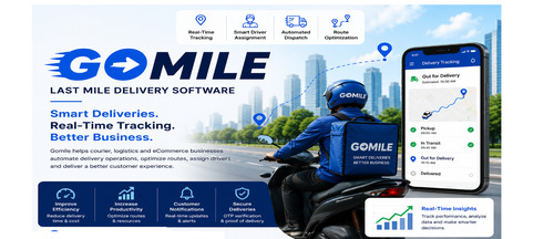 Gomile Last Mile Delivery Software - Capacity (Person): Suitable For Small