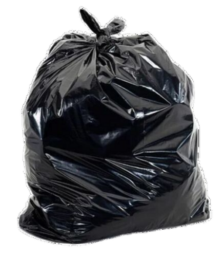 Large Garbage Packing Bag - Color: Black