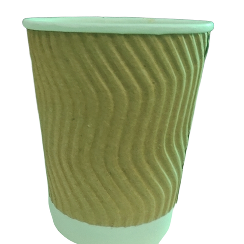 Ripple Paper Cups - Capacity: 200 Milliliter (Ml)