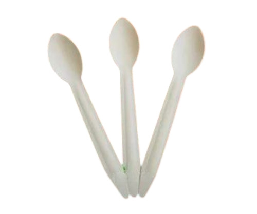 Party Disposable Wooden Spoon - Color: Brown