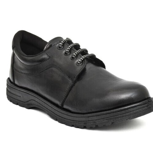 Leather Safety Shoe - Color: Black