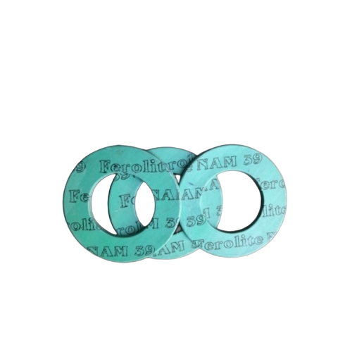 Non Asbestos Gasket - Ring Shape, Green Color, Industrial Use | Ideal For Water Treatment And Power Generation