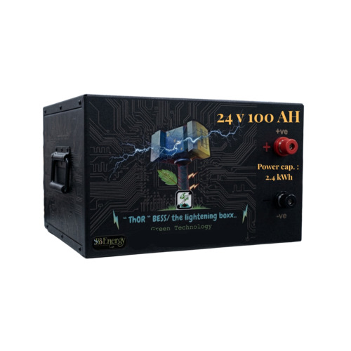 Thor Lithium Lfp Battery 24 V 100Ah - Battery Capacity: 1 Ampere-Hour (Ah)