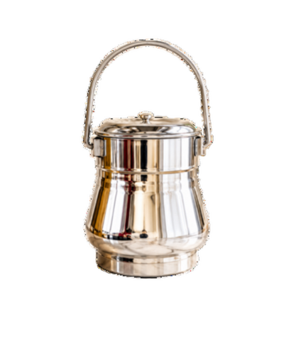 Stainless Steel Milk Pot With Airtight Lid - Capacity: 1900 Milliliter (Ml)