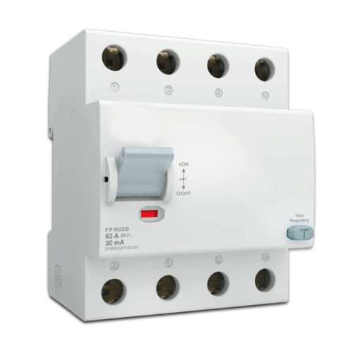 63A 4 Pole 30Ma Rccb / Elcb - Color: White
