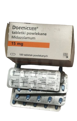 Dormicum 15Mg Tablets - Color: Blue