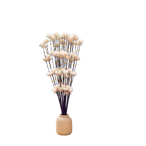 Tecksoi Natural Coco Belle With Golden Moti Sola Flower Sticks - Feature: Eco-Friendly