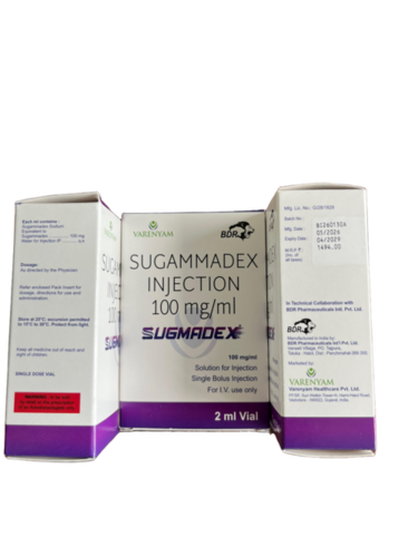 Sugammadex Injection 100Mg/Ml - Brand Name: Sugmadex