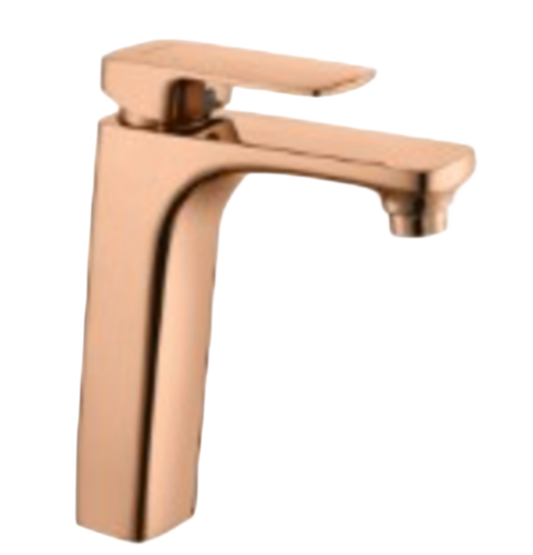 Deep Rose Gold Tall Body Basin Mixer