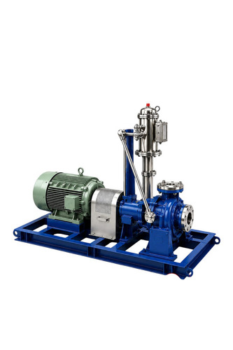 Center Line Process Kpd Pump With Api 53 Flushing Plan & Motor - Color: Blue