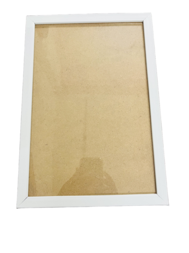 Premium A4 Size White Mdf Photo Frame With Crystal Clear Acrylic Front, Wall Hanging Hooks For Photos, Certificates & Artwork (8X12 Inches, White) - Cover Material: Wooden