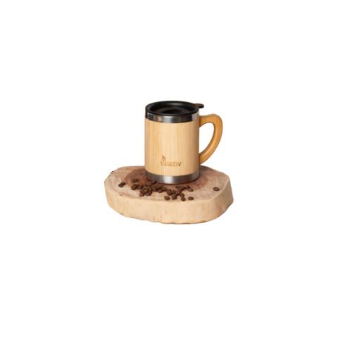 Bamboo Coffee Mug - Color: Wooden Brown