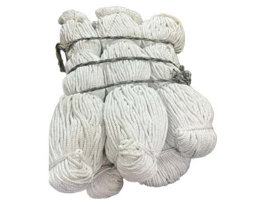 White Resham Rope - Length: 500 Mm