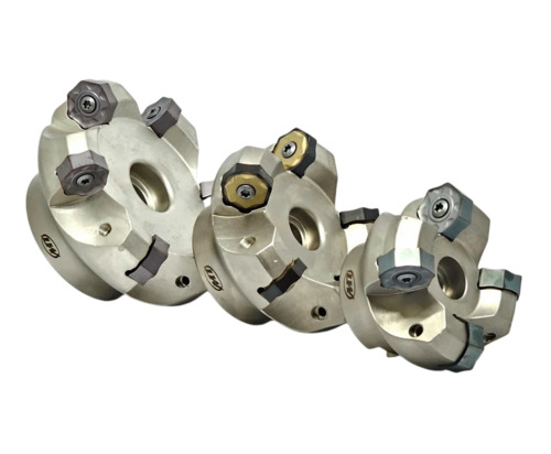 100 Mm En Steel Face Milling Cutters - Color: Silver