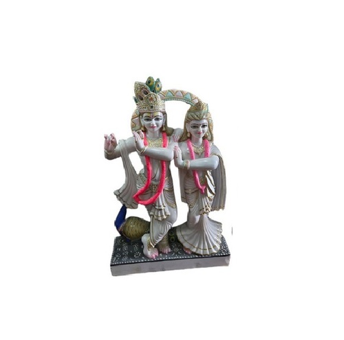 Marble Krishna Radha Jodi Statue