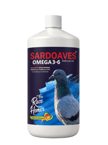 Genesisomega Mango Flavour Sardoaves Omega 36 Oil For Race Homers 1 Ltr - General Nutrients: 500