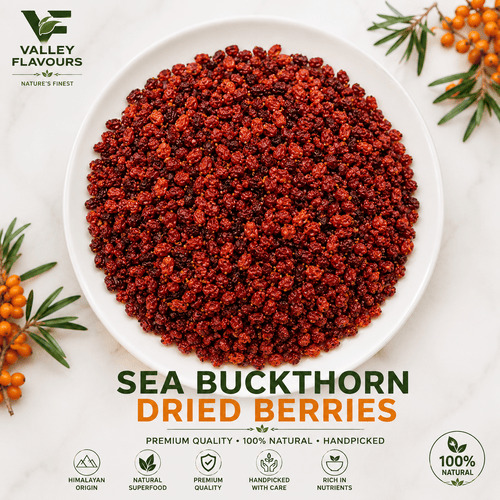 Dried Sea Buckthorn Berries - Origin: India