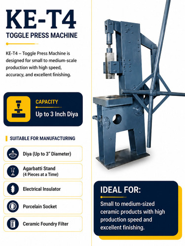 Toggle Press Machine - Air Consumption: No