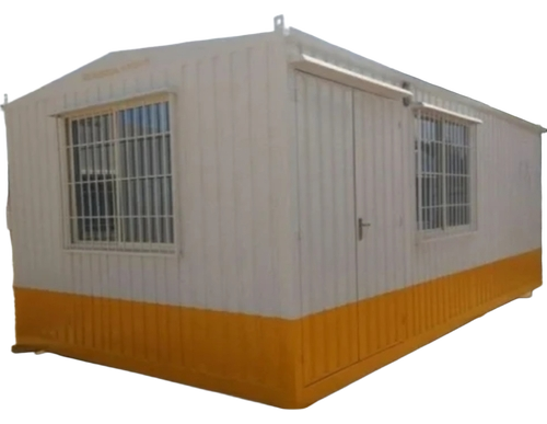 Gi Sheet 12Feet Ms Container Home - Color: White