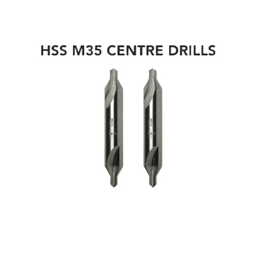 Hss Center Drill Bits - High Speed Steel, Combination Drill and Countersink | Sharp Precise Cutting, Wear Resistant, Metal Drilling