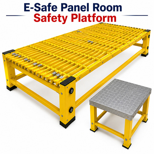 Fiber Glass Panel Room Safety Platform