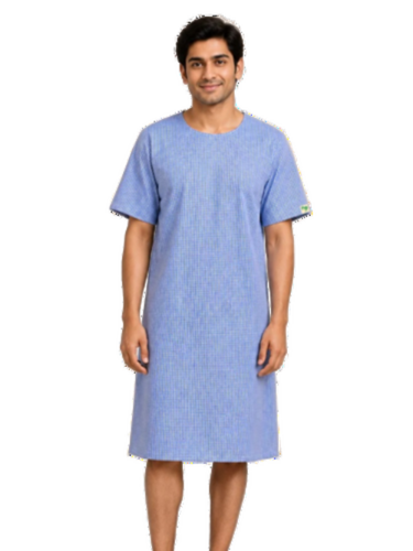Mens Round Neck Patient Dress