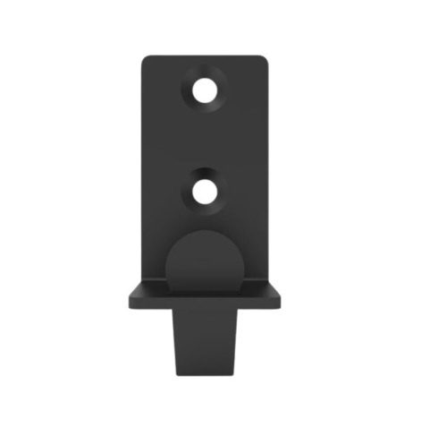 Etalage Display Systems Klic Clak Stepe L Shape Clamp - Color: Black
