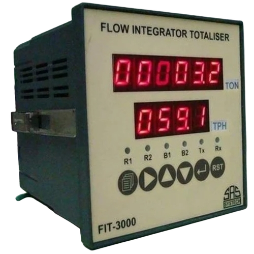 Flow Meter With Integrator - Color: White