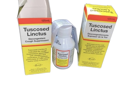 Tuscosed Linctus Syrup 125Ml - Shelf Life: 3 Years