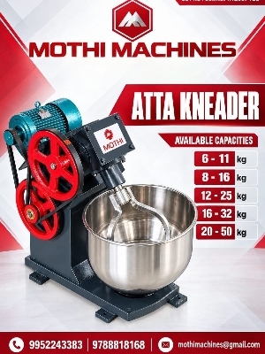 Dough Kneading Machine - Color: Silver