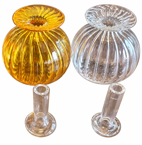Glass Diya - Color: Multicolor