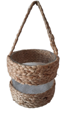 Cylindrical Shape Hanging Vase