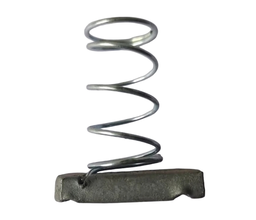 Mild Steels Spring Nut - Color: Silver
